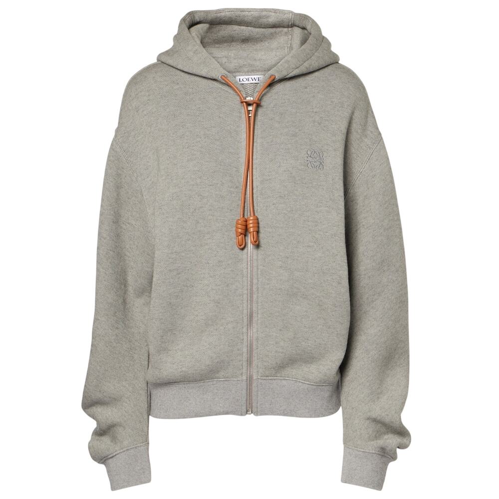 Loewe Cozy Gray Flamenco Hoodie Size XS